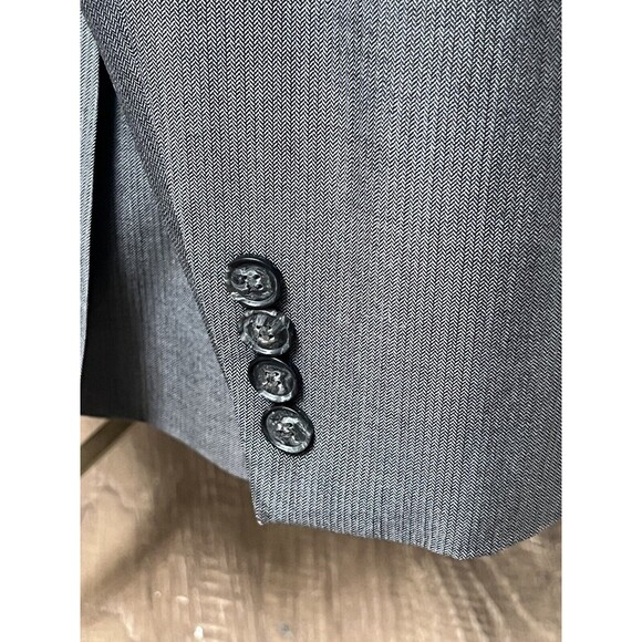 Jos A Bank Joseph Sport Coat Mens Size 41R SLIM FIT Blazer Wool Gray Jacket - Picture 5 of 16